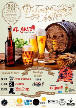 IV Feria de la Cerveza Artesana. 29 y 30 de Abril