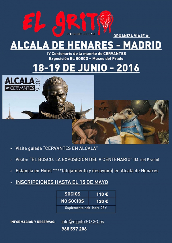 Viaje a Alcala de Henares y Madrid